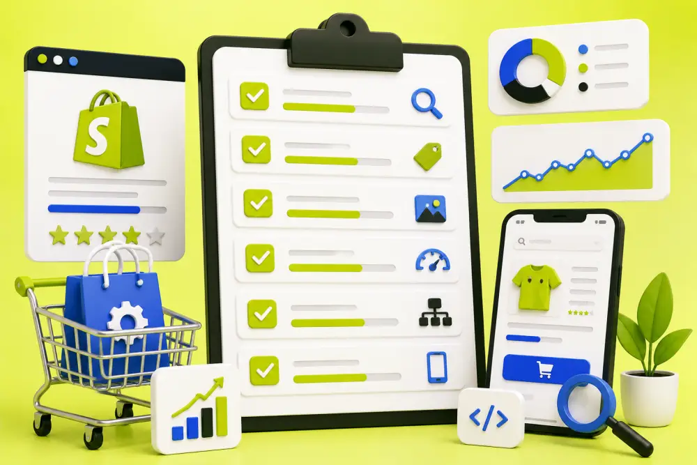 Featured Image - Shopify SEO Checklist The Ultimate Ecommerce SEO Guide for Beginners