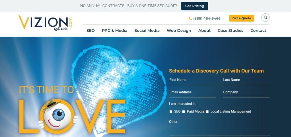 Top 19 Ecommerce SEO Agencies - Vizion Interactive