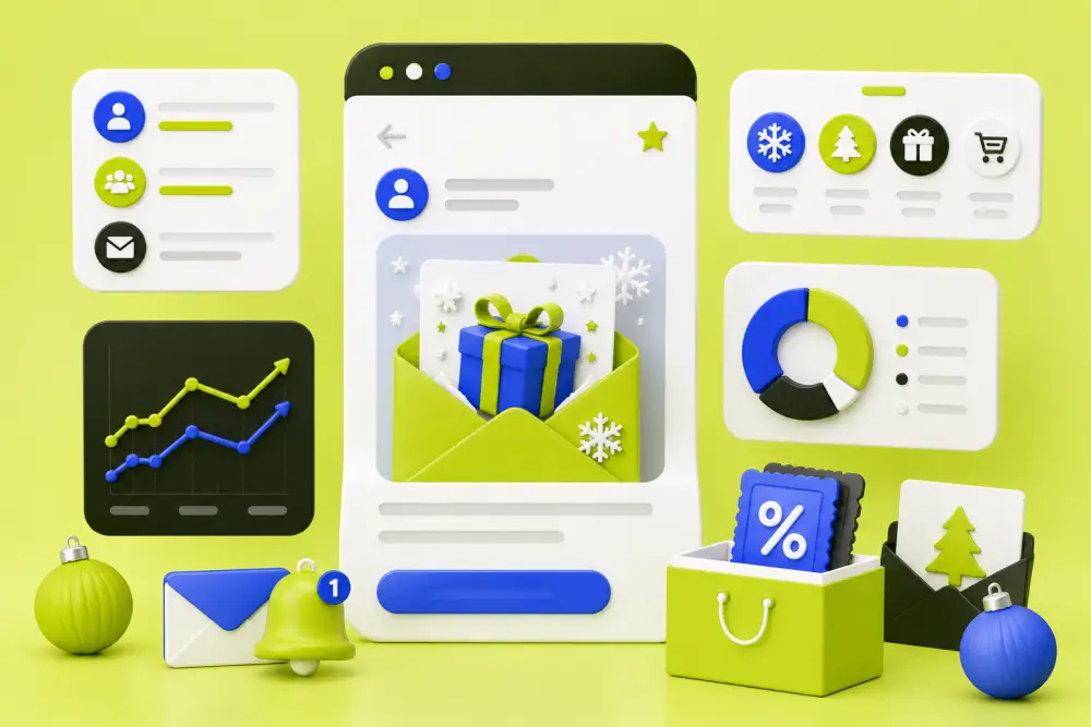Featured Image - 20 Holiday Email Marketing Campaign Ideas + Examples in 2026