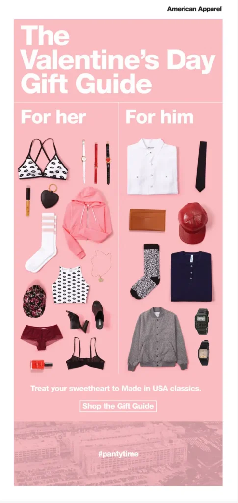 Valentine's Day Marketing Ideas for 2025 - American Apparel